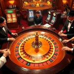 Capture the excitement at the SP666-themed casino with players engaging around a luxury roulette table.