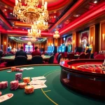 Engage with Solarbet's vibrant poker scene featuring intense players and colorful chips.
